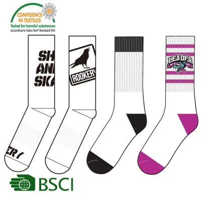 China Quentin Dropshipping Premium Oem Basketball QUICK DRY Team Custom Design Bulk Men Crew Custom Cotton Made Grip Logo Sport Athletic Socks for sale