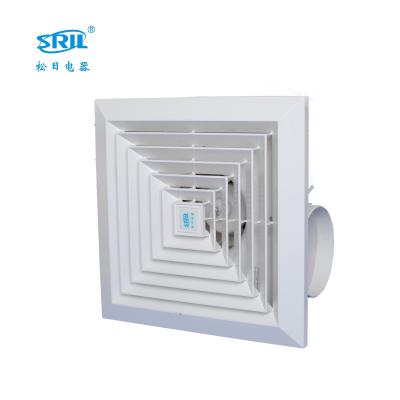 China Hotels 310*310mm ABS Motor Exhaust Ventilation Fan Bathroom Plastic Copper Exhaust Fan (SRL30A) for sale