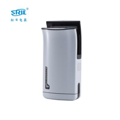 China Hot Air 2000W, Luxury ABS Plastic Cold Air 500W Hand Spray Plastic Hand Dryer High Speed ​​Hotel Dryer With HEPA Filter+UV Light for sale