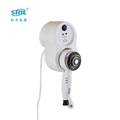 China Other ROHS Certificate Professional Hotel Public Place Use Wall Mounted Hair Dryer for sale