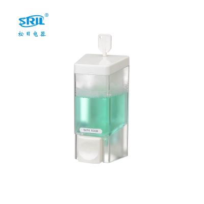 China Modern ABS Material 500ml White Hand Liquid Soap Dispenser (808-21) for sale