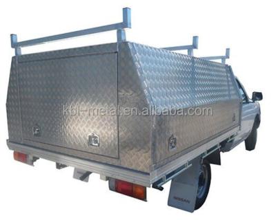 China UTE Truck Custom Aluminum Pickup Truck Canopy Seagull-wing Tools Boxes for sale