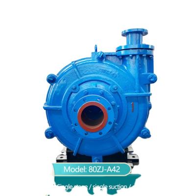 China Other Ore Processing Chemical Mining Stainless Steel Centrifugal Pump Slurry Pump Zj Series for sale