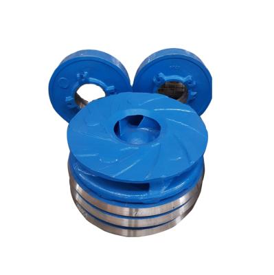 China Pumps Centrifugal Seal High Efficiency Wear Reduction Slurry Pump Parts Four Parts Four Vane Horizontal Impeller F6145 for sale