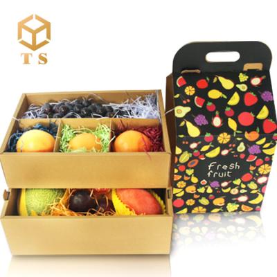 China Recyclable Custom Luxury Paper Packaging Subscription Product Cardboard Fruit Gift Box Caja Cardboard for sale