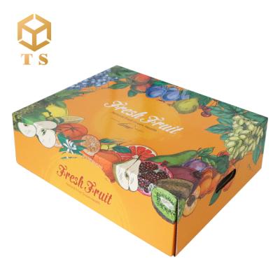 China Recyclable Custom Cheap Corrugated Packaging Cardboard Box For Fruits And Vegetables for sale