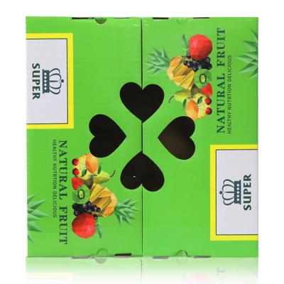 China Wholesale Custom Printing High Quality Recyclable Corrugated Fruit Gift Box Vegetable Paper Packaging for sale