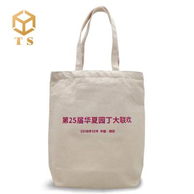 China White Mini Gym Plain Custom Print Canvas Hand Grip Tote Durable Strap Bag Reusable Shopping Waterproof Cotton for sale