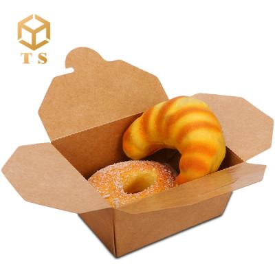 China Recyclable Cardboard Delivery Hamburger Packaging Custom Printing Box For Food Caterer for sale