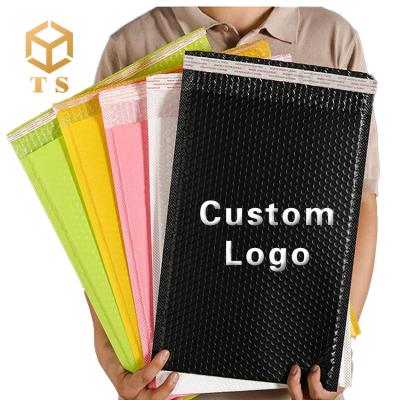 China Various Color Strong Adhesive Custom Mailer Envelope Printing Bubble Carrier Bags for sale