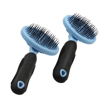 China Factory Wholesale Viable Self Cleaning Pet Lower Comb Cat Massage Grooming Brush for sale