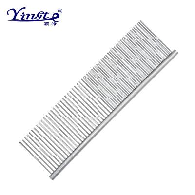 China Viable Factory Wholesale Various Size Lightweight Stainless Steel Pet Flea Remover Comb for sale