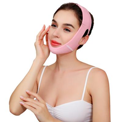 China V-Training Newly Listed Reusable Face Lifting Band V-Shaped Slimming Chin Eliminator Strap Double for sale