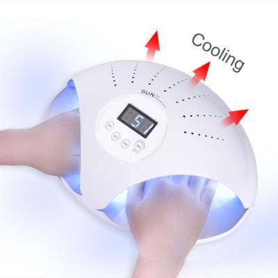 China ABS LED UV Nail Lamp Machine, Phototherapy Lamp, Gel Nail Polish Dryer 48W Two Hands Feet Nail Tool for sale