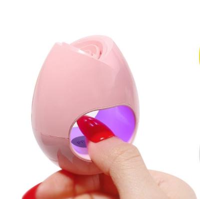 China Portable Mini New Style Rose Nail Phototherapy LED Gel Machine Fast-drying USB LED Quick-drying Nail Treatment Lamp for sale