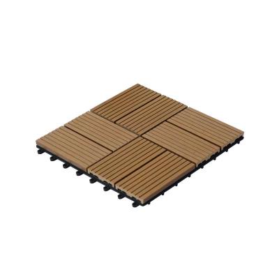 China Factory price eco-friendly cheap modern wpc decking diy decking tiles wooden flooring deck tiles for outdoor garden for sale