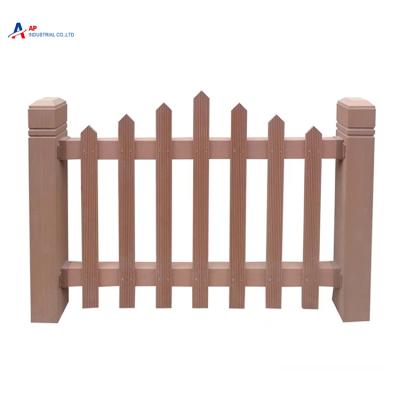 China Eco-Friendly Patio Garden Wpc Garden Fence Panel Wpc Wood Fence for sale