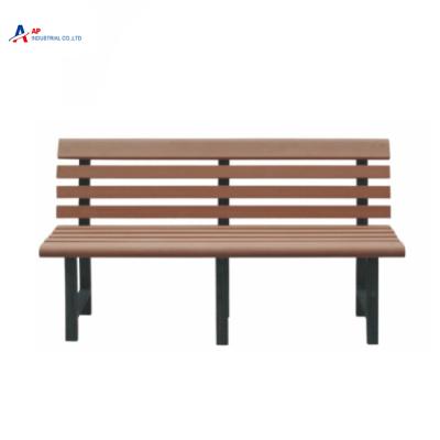 China Cheap Eco Friendly Waterproof Garden Furniture WPC Waterproof Public Long Chair for sale