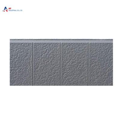 China Eco-friendly Fireproof Metal Sound Insulation Board PU Decorative Outdoor Sandwich Panel For Villa Building for sale