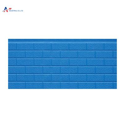 China Eco Friendly Customized Decorative Exterior Color PU Sandwich Panel Metal Insulation Wall Panel for sale