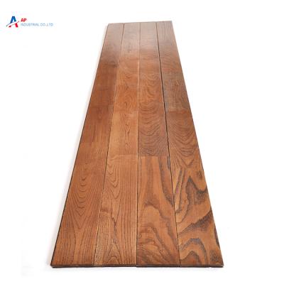 China Eco Friendly Multi Size Hardwood Flooring Natural Antique Solid Strip Flooring for sale