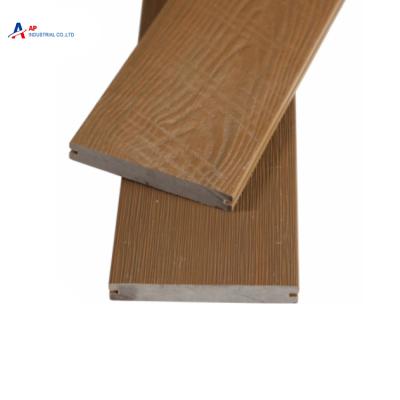 China Outdoor Garden Decking / Eco Friendly Terrace Garden Extrusion WPC Co Wpc Composite Decking for sale