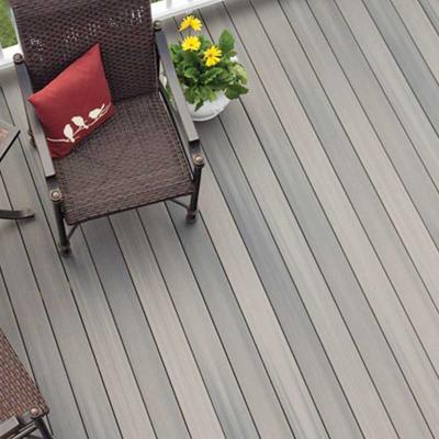 China Eco Friendly Waterproof Composite Wpc Wood Decking Outdoor Garden Co Extrusion Composite Decking for sale