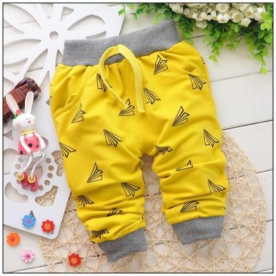 China Cute Cartoon Baby Pants Anti-Static Wholesale Elephant-patterned Pants For Airplanes for sale