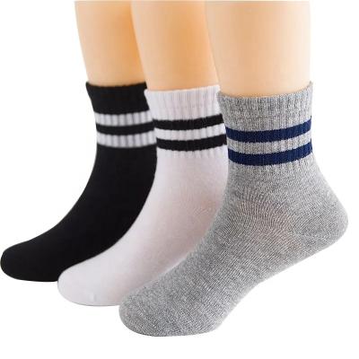 China 2020 sports new spring Autumn Pure Cotton Stripes Socks for children 3-15 years old girls jars boys socks for sale