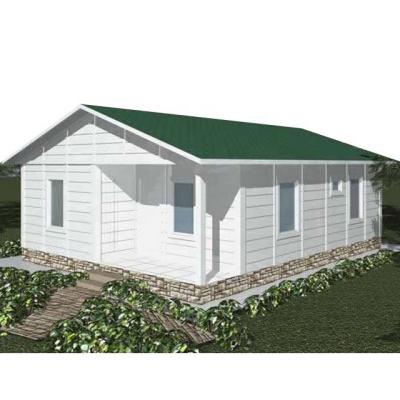 China Simple and 60 square meters of modern STEEL prefabricated house 3 bedroom house set from African countries, high quality and low price for sale