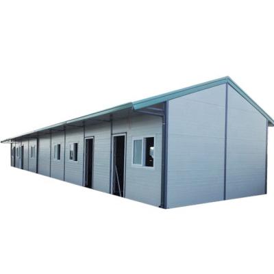 China Modern Movable Slab Housing Temporary Housing For Workers Camp Workers Dormitory Project Department Sandwich Hut for sale