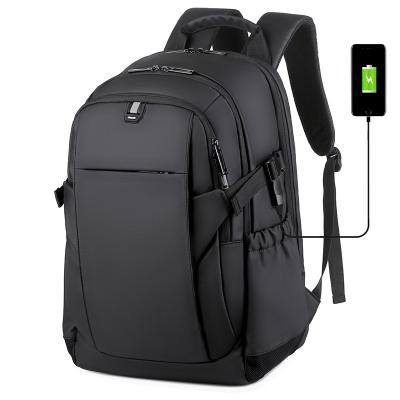 China With USB New Fashion Men Business Function Adult Laptop Bag Waterproof Computer Backpack For Man for sale