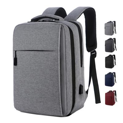 China With USB Laptop Men's Bag Business Travel Notebook Antirrobo Anti Theft Computer Backpack Black for sale