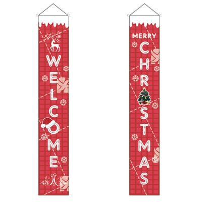 China Waterproof Front Door Banner Wall Decor Party Supplies Porch Home Hanging Sign for sale