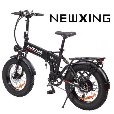 China Fashionable European warehouse folding electric bicycle electric fat bike double electric bicycle for sale