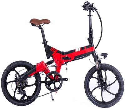 China Folding Electric Bike Aluminum Alloy 20 Inch 48v Lithium Battery E-Bike Motor Long Range Electric Bike for sale