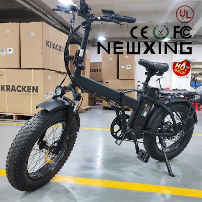 China NEWXING DZ2001 Motor Aluminum Alloy NEWXING DZ2001 Folding Tire Electric Fat Bike Folding Bicycle ebike European Warehouse for sale