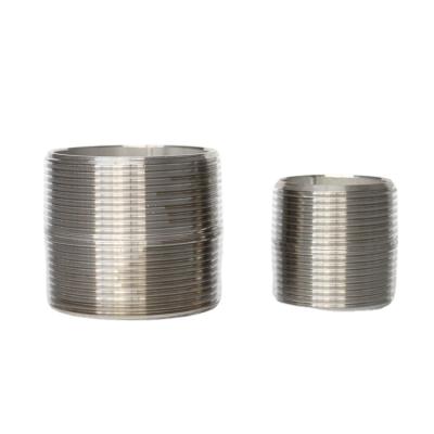 China Low Stainless Steel Price Guaranteed Quality Stainless Steel Pipe Fittings Stamp Parauel Nipple for sale