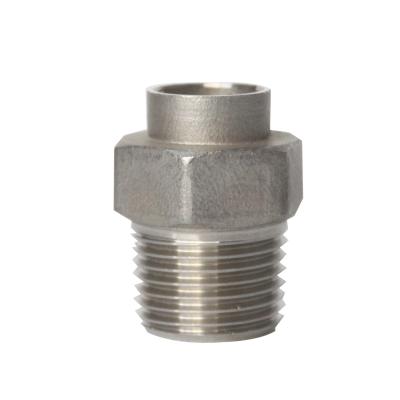 China Stainless Steel Male Threaded Welded Thread Joint Stainless Steel Outer Mount 1/2