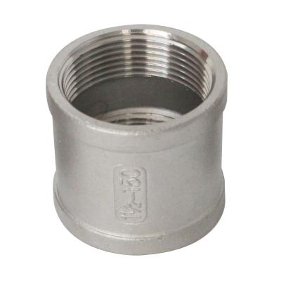 China Stainless Steel Joint Double Inner Thread NPT Cast Pipe Joint Stainless Steel 1/8