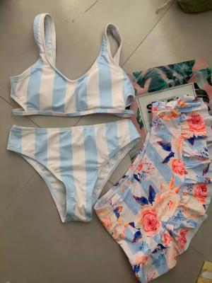 China Breathable Sexy Floral One Piece Female Cavity Cut Monokini High Waist Swimsuit Swimwear for sale