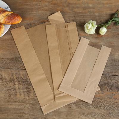 China Disposable Restaurant Take Out Bags Disposable Paper Food Carrying Bag for sale