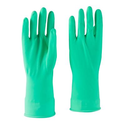 China House Cleaning Natural Latex Waterproof Thick Oval Household Safety Working Cleaning Rubber Gloves for sale