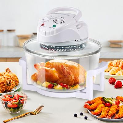 China 12L Hotel Household Kitchen Multifunctional Oil Free Electric Visual Air Fryer for sale