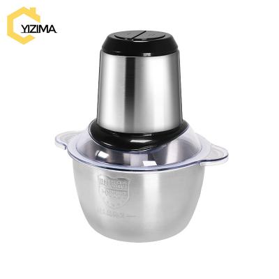 China Hot Selling Pure Copper Motor Stainless Steel 2L Chamber Use Meat Chopper Meat Mincer Electric Meat Grinder for sale