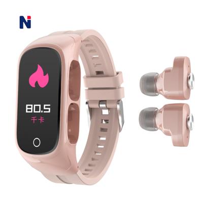 China Waterproof Android I/O GPS Fitness Call Gshock Unisex Men Women GPS Navigation Reloj 2 in 1 TWS Earbuds Smart Watch for sale