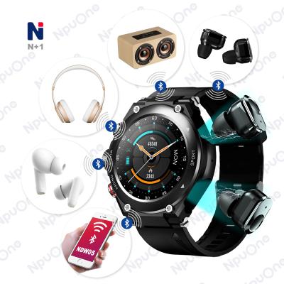 China GPS navigation 2 in 1 scam reloj incorporados incorporados audifonos auriculares inteligentes d'al agua de reloj smart watch for sale