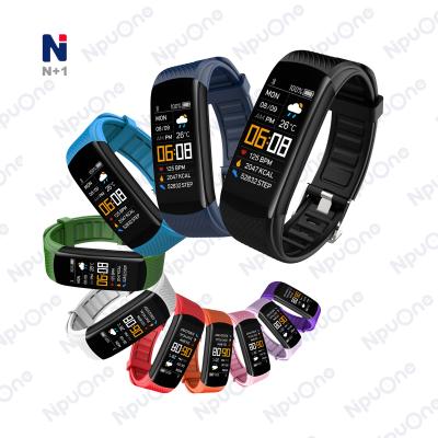 China Smart Heart Rate Smart Watch Band Smartband Touch Screen Heart Rate Blood Pressure Oxygen Smartwatch Fitness Sports GPS Wristband for sale