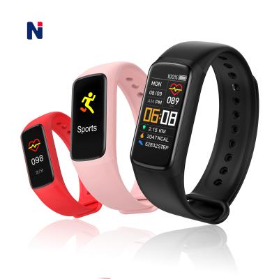 China Smart Heart Rate Smart Watch Band Touch Screen Fitness Watchband for sale