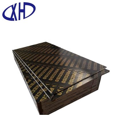 China Hot Selling Construction 17mm Black Film Faced Poplar Core / Hardwood / Construction Plywood Combi for sale